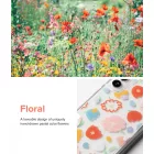 Samsung Galaxy S22+ Plus Tok - Ringke Fusion Design - Floral