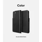 Samsung Galaxy S22+ Plus Tok - Ringke Folio Signature Flip - Fekete