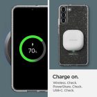 Samsung Galaxy S22 Tok - Spigen Liquid Crystal Glitter - Átlátszó-Ezüst