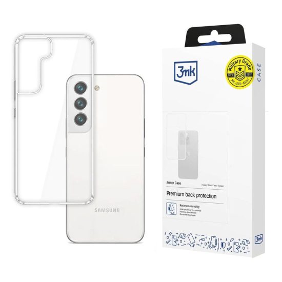 Samsung Galaxy S22 Tok - 3mk Armor Case - Átlátszó
