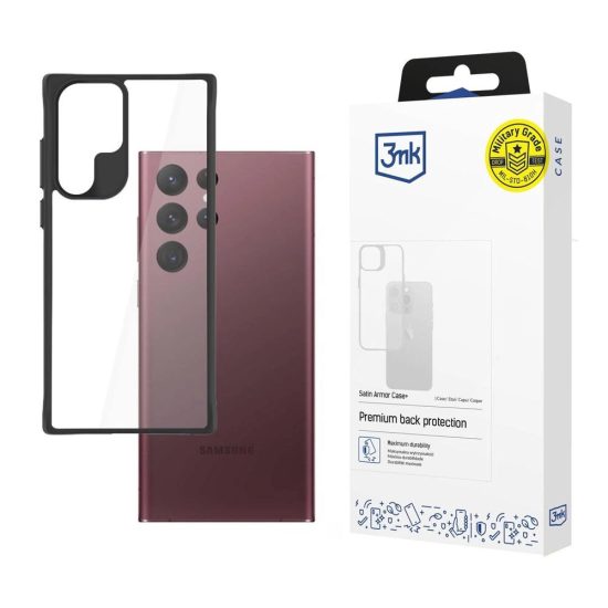 Samsung Galaxy S22 Ultra Tok - 3MK Satin Armor Case+