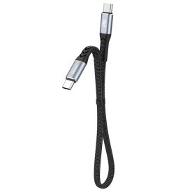 Dudao L10C USB-C - USB-C Kábel - 0.23m 100W 5A - Fekete