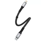 Dudao USB-C - Lightning Kábel - 0.23m 20W - Fekete