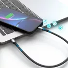 Dudao USB-C - Lightning Kábel - 0.23m 20W - Fekete