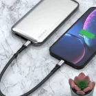 Dudao USB-C - Lightning Kábel - 0.23m 20W - Fekete