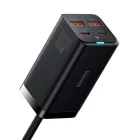 Baseus GaN3 Pro Hálózati Töltő - 2xUSB-C + 2xUSB - 100W - Fekete