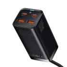 Baseus GaN3 Pro Hálózati Töltő - 2xUSB-C + 2xUSB - 100W - Fekete
