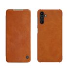 Samsung Galaxy A13 5G Tok - Nillkin Qin Leather - Barna