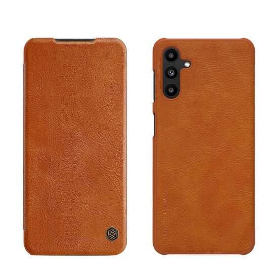 Samsung Galaxy A13 5G Tok - Nillkin Qin Leather - Barna