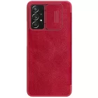 Samsung Galaxy A73 Tok - Nillkin Qin Leather - Piros