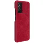Samsung Galaxy A73 Tok - Nillkin Qin Leather - Piros