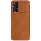 Samsung Galaxy A73 Tok - Nillkin Qin Leather - Barna