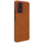 Samsung Galaxy A73 Tok - Nillkin Qin Leather - Barna