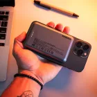 Dudao TGK1 Power Bank Vezeték Nélküli Töltővel 10000mAh 20W - Fekete