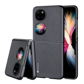 Huawei P50 Pocket Tok - Dux Ducis Fino - Fekete Huawei P50 Pocket Tok - Dux Ducis Fino - Fekete