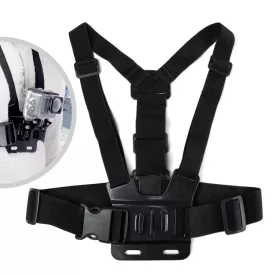 Mellkaspánt Sportkamerákhoz - GoPro, SJCam - Fekete