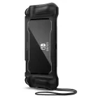 Nintendo Switch OLED Tok - Spigen Rugged Armor - Fekete