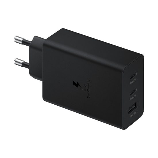 Samsung Hálózati Töltő 65W - 2x USB-C + USB-A - Fekete