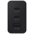 Samsung Hálózati Töltő 65W - 2x USB-C + USB-A - Fekete
