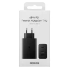 Samsung Hálózati Töltő 65W - 2x USB-C + USB-A - Fekete