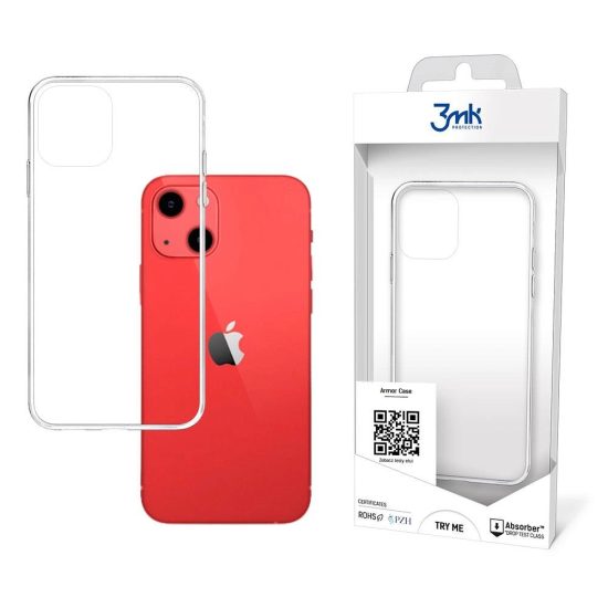 iPhone 13 Mini Tok - 3mk Armor Case - Átlátszó
