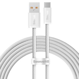 Baseus Dynamic USB-A - USB-C Kábel - 2m 100W - Fehér Baseus Dynamic USB-A - USB-C Kábel - 2m 100W - Fehér