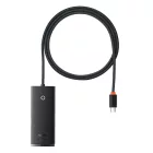 Baseus Lite Series USB-C HUB - 4x USB 3.0 - 100 cm - Fekete