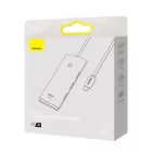 Baseus Lite Series USB-C HUB - 4x USB 3.0 - 100 cm - Fekete