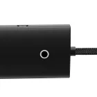 Baseus Lite Series USB-C HUB - 4x USB 3.0 - 100 cm - Fekete