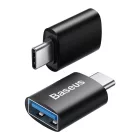 Baseus Ingenuity USB-C - USB-A (3.1) OTG adapter - Fekete