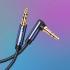 UGREEN AV112 Audio Kábel Derékszögű - 3.5mm jack - 1m - Kék
