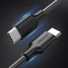 Ugreen US286 USB-C - USB-C Kábel - 2m 3A PD QC - Fekete