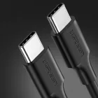 Ugreen US286 USB-C - USB-C Kábel - 2m 3A PD QC - Fekete