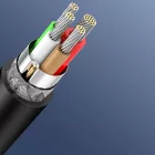 Ugreen US286 USB-C - USB-C Kábel - 2m 3A PD QC - Fekete