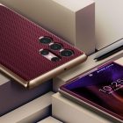 Samsung Galaxy S22 Ultra Tok - Spigen Neo Hybrid - Burgundi