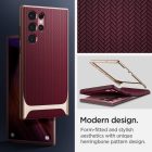 Samsung Galaxy S22 Ultra Tok - Spigen Neo Hybrid - Burgundi