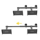 Wozinsky Dupla Autós Telefontartó - Fejtámlára - Fekete