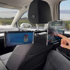 Wozinsky Dupla Autós Telefontartó - Fejtámlára - Fekete