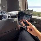 Wozinsky Autós Telefon / Tablet Tartó - Fejtámlára - Fekete