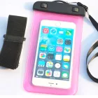 Vízálló Karpántos PVC Telefontok - Pink