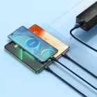 Baseus Flash 2 3in1 USB-A - USB-C + Lightning + Micro Kábel - 1.2m 100W - Kék