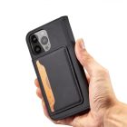 iPhone 13 Pro Tok - Magnet Card Case - Fekete