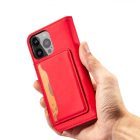 iPhone 13 Pro Tok - Magnet Card Case - Piros