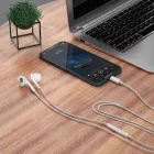 Dudao X14PROT Vezetékes Fülhallgató - USB-C - Fehér