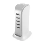 Dudao A5EU Hálózati Töltő - 5x USB-A - Fehér