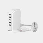 Dudao A5EU Hálózati Töltő - 5x USB-A - Fehér