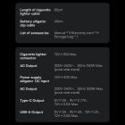 Baseus Autós Inverter 12V / 220V - 150W / 300W CN/EU - Fekete