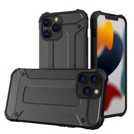 iPhone 14 Pro Tok - Hybrid Armor Case - Fekete