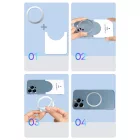Baseus Halo Mágneses Gyűrű x 2 db - Ezüst
