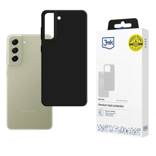Samsung Galaxy S21 FE 5G Tok - 3mk Matt Case - Fekete